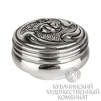 Таблетница из серебра 925 пробы