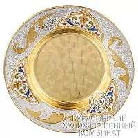 Блюдце из серебра