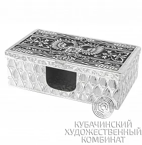 Визитница из серебра