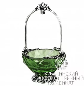 Солонка из серебра 925 пробы