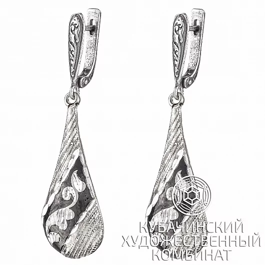 Серьги из серебра 925 пробы