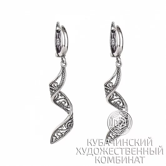 Серьги из серебра 925 пробы