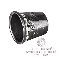 Наперсток "Деревня" из серебра