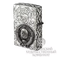 Зажигалка серебряная электрическая