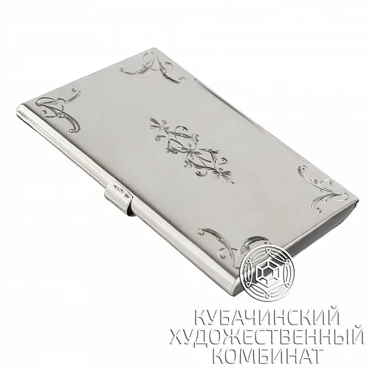 Визитница из серебра