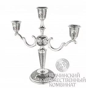 Подсвечник из серебра