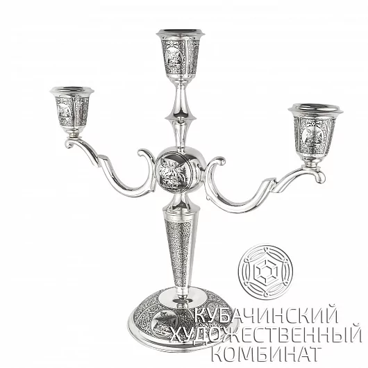 Подсвечник из серебра