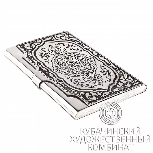 Визитница из серебра