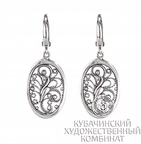 Серьги серебряные 925 пробы