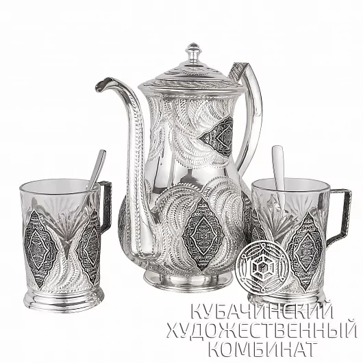 Чайный набор из латуни на 1400 мл