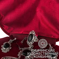 Комплект украшений из серебра