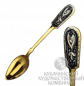 Чайная ложка из серебра
