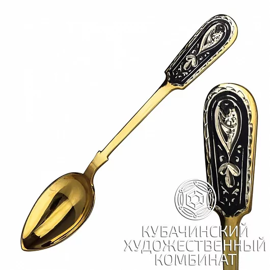 Чайная ложка из серебра