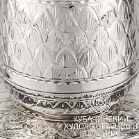 Чайная пара из серебра на 175 мл