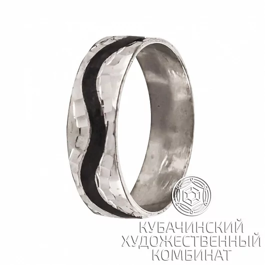 Кольцо " Волна" из серебра