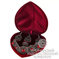 Комплект украшений из серебра