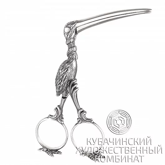 Щипцы из серебра 925 пробы
