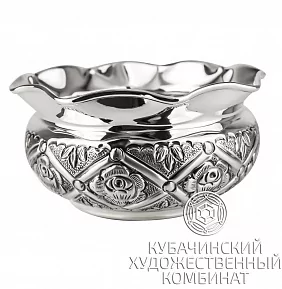 Конфетница из серебра 925 пробы 