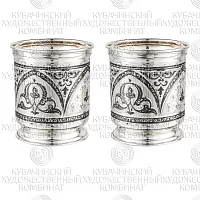 Набор из 2 стаканов из серебра на 160 мл