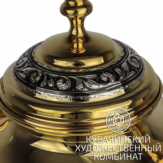 Сахарница из серебра
