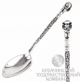 Ложка кофейная  из серебра 925 пробы