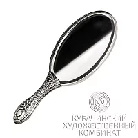 Зеркало "Тюльпан" из серебра 925 пробы