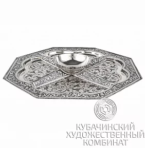 Менажница из серебра