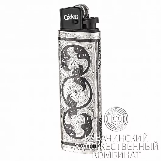 Зажигалка из серебра