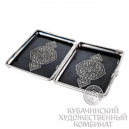 Портсигар из серебра