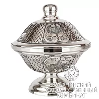 Икорница серебряная на 155 мл