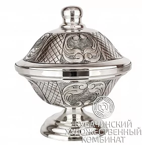 Икорница серебряная на 155 мл