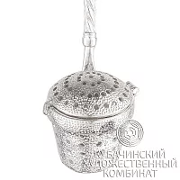 Ситечко для чая из серебра 925 пробы