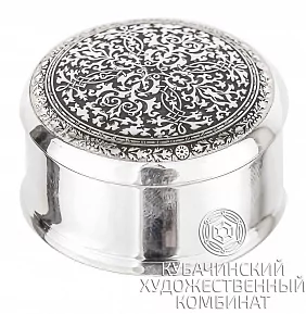 Таблетница из серебра