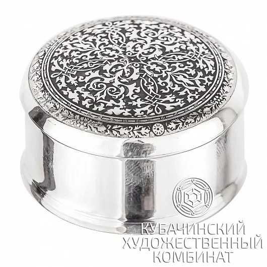 Таблетница из серебра