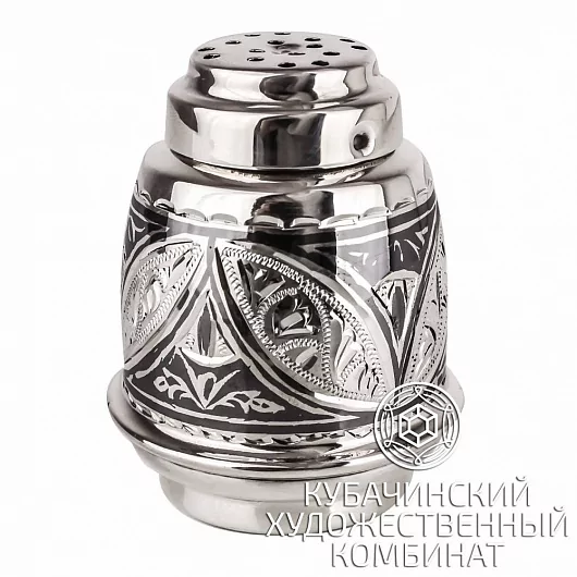 Солонка серебряная
