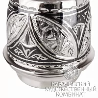Солонка серебряная