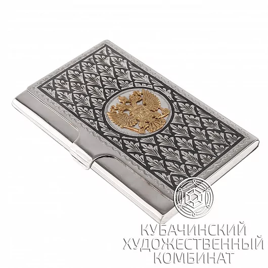 Визитница из серебра