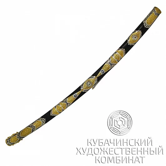 Сабля ручной работы из серебра