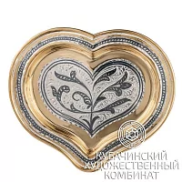 Поднос из серебра