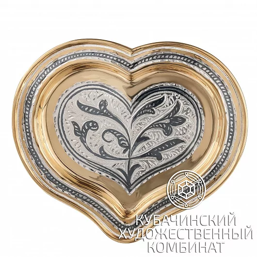 Поднос из серебра