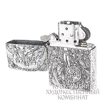 Зажигалка серебряная 