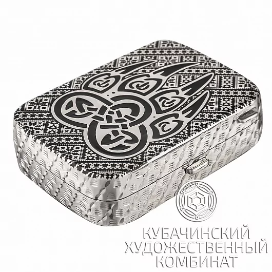 Таблетница серебряная