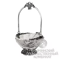 Солонка из серебра 925 пробы