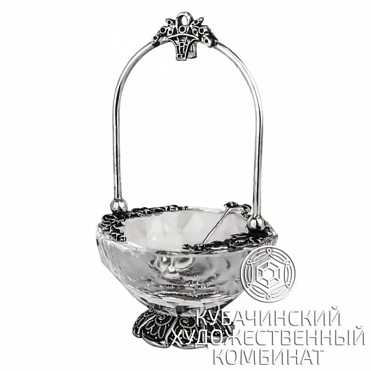 Солонка из серебра 925 пробы