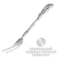 Вилка из серебра 925 пробы