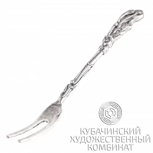 Вилка из серебра 925 пробы