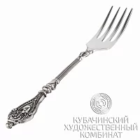 Вилка десертная из серебра 925 пробы
