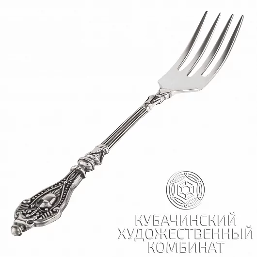 Вилка десертная из серебра 925 пробы