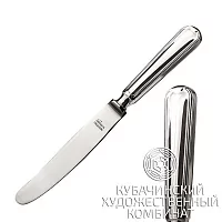 Нож столовый из серебра 925 пробы