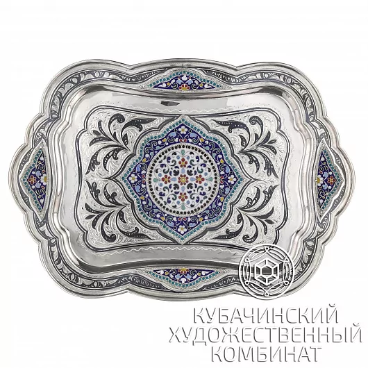 Поднос из серебра